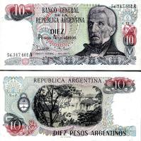 10 Pesos Argentinos Argentína 1983-84, P313 UNC - Kliknutím na obrázok zatvorte -